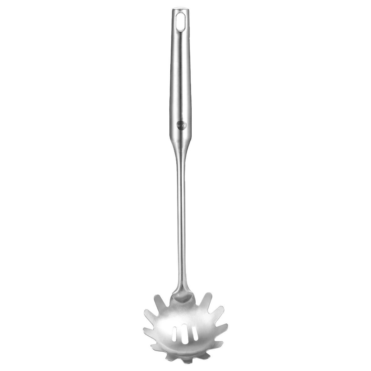 Cucharon pasta acero inoxidable 34 cm